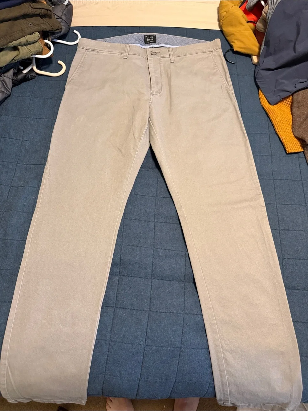 J. Crew Light Grey Chino Pants